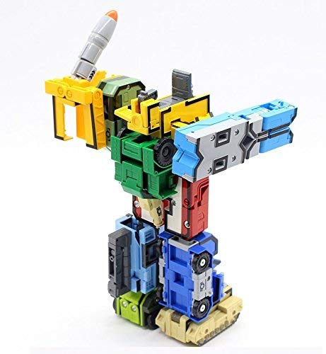 heya 15pcs Creative Assembling Educational Action Figures Transformers Number Robot Deform Plane Car Birthday Kids Gift Toys: Toys & Games