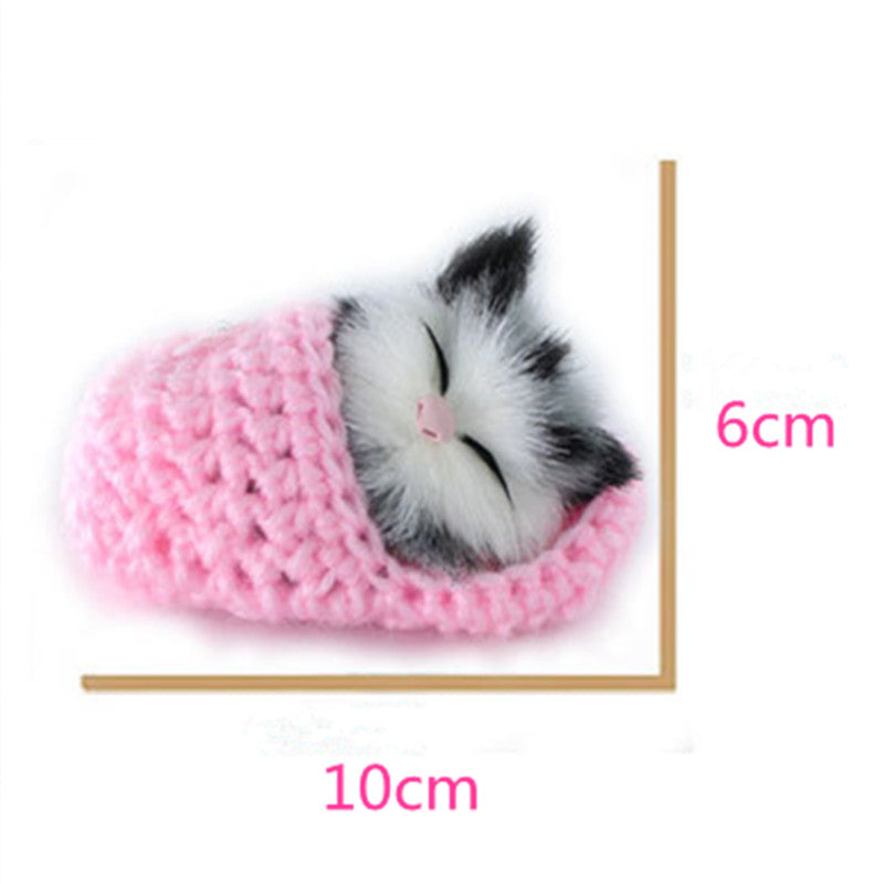 heya 10cm baby boy girls toys Super Cute Simulation Sounding Shoe Kittens Cats Plush Toys decoration Kids Appease Doll birthday gift