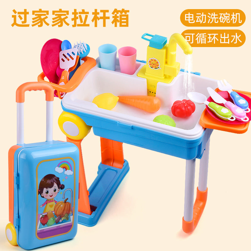 Children's house, girls' dressing table, toys, hospital stethoscope, doctor's suitcase, kitchen toys