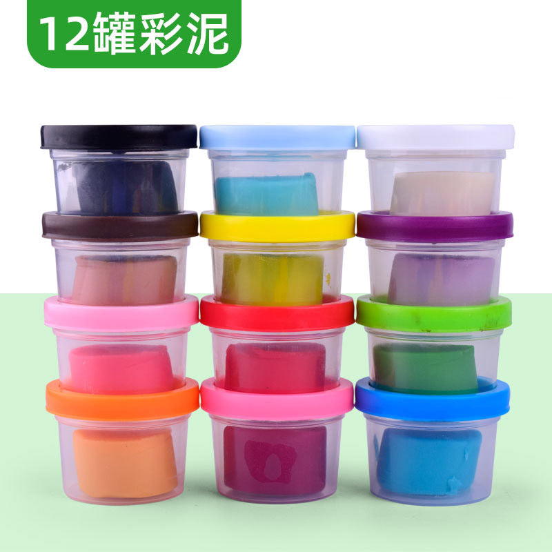 Children's mud color noodle machine hand mud light clay mold tool set rubber mud DIY toys