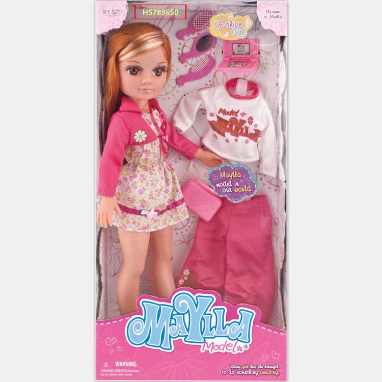 17 inch doll, Girl funny model toy, Yawltoys