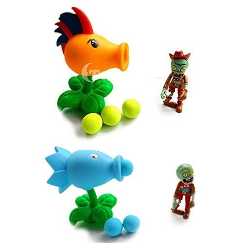 Toyswill Plants Stuffed Plush Toy - Ice Peashooter 6.7&amp;quot; Tall-Plants Toys Fire Peashooter Popper