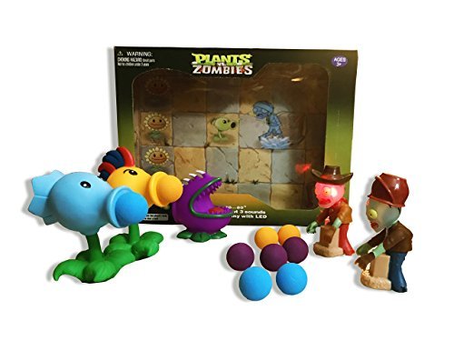Plants Vs Zombies Gift Box: Firepea, Chomper, and Snowpeas