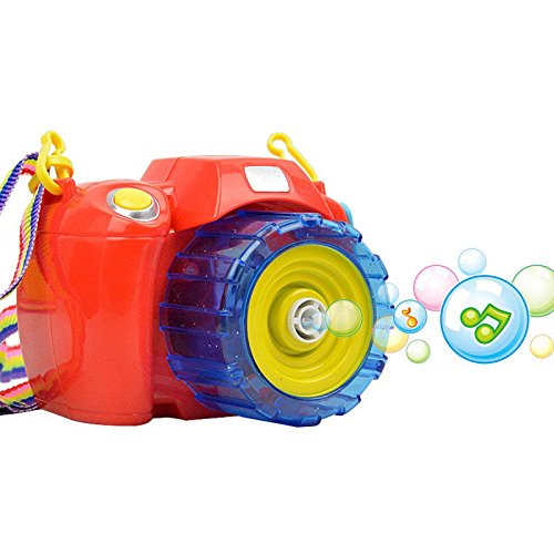 Estore Bubble Gun Blower Machine Blaster- Camera Shape - Best Bubbles Machine Toy for Kids outdoor play