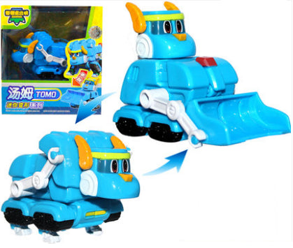 New Cartoon Characters Robot Dinosaur Rescue gogo dino mini transformer Tomo Children&#039;s gift