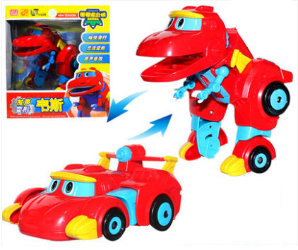 New Cartoon Characters Robot Dinosaur Rescue gogo dino mini transformer Rex