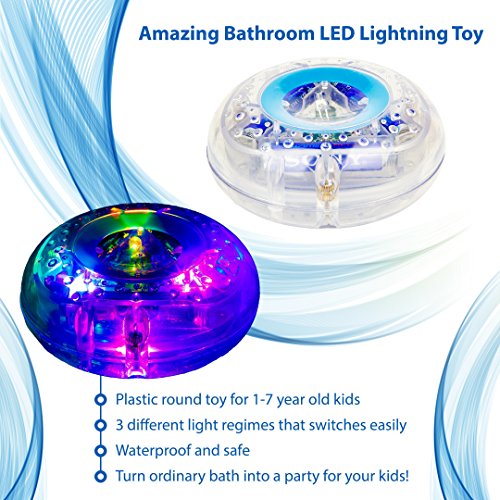 Light-up Toy Waterproof for Kids Durable Floating Safe for Baby with Instruction Boys and Girls Toddler Toys Children Prime Water Gift Toys Educational Boat Pool Fun