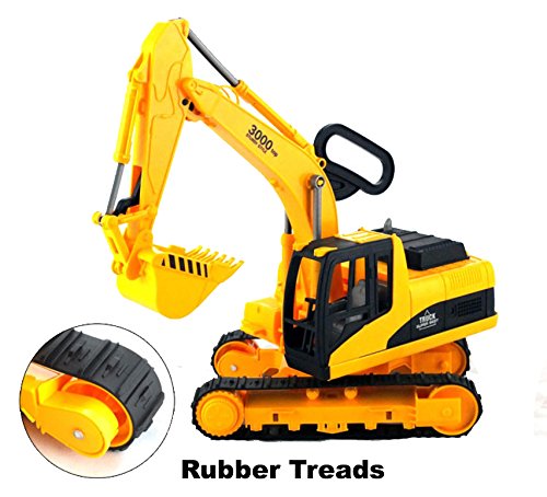 Oversized Construction Excavator Truck Toy for Kids with Shovel Arm Claw