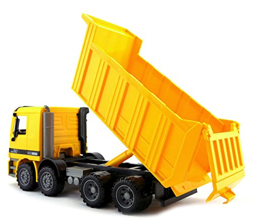 15" Oversized Friction Dump Truck Construction Vehicle Toy for Kids