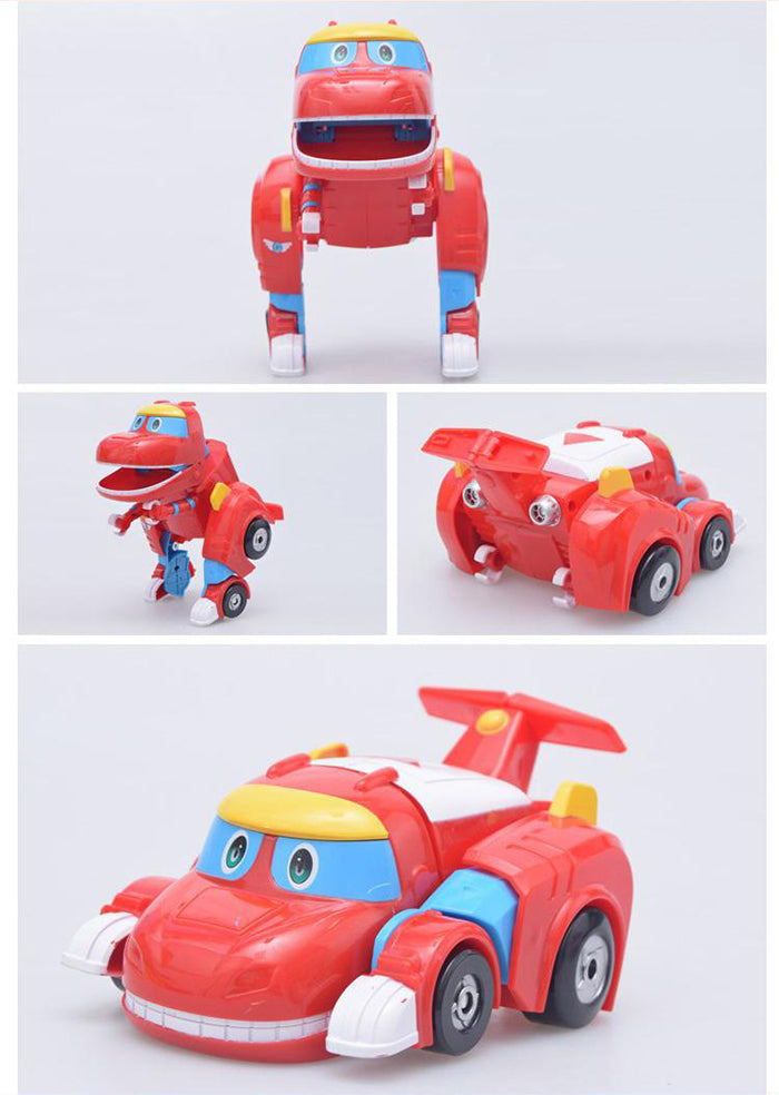 New Cartoon Characters Robot Dinosaur Rescue gogo dino mini transformer Rex