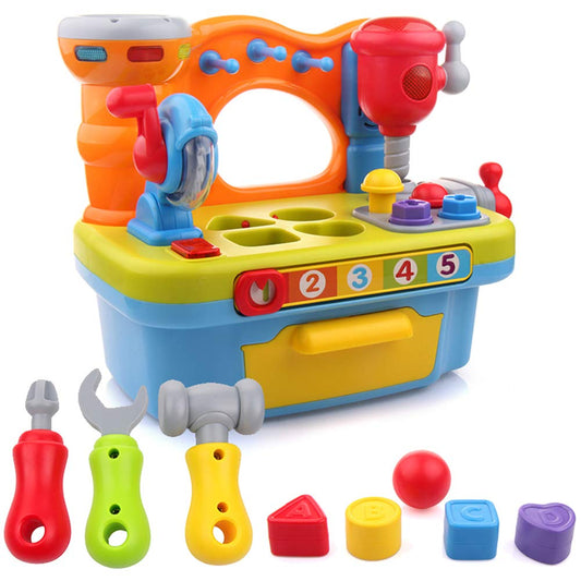Little Engineer Multifunctional Kids Musical Learning Tool Workbench