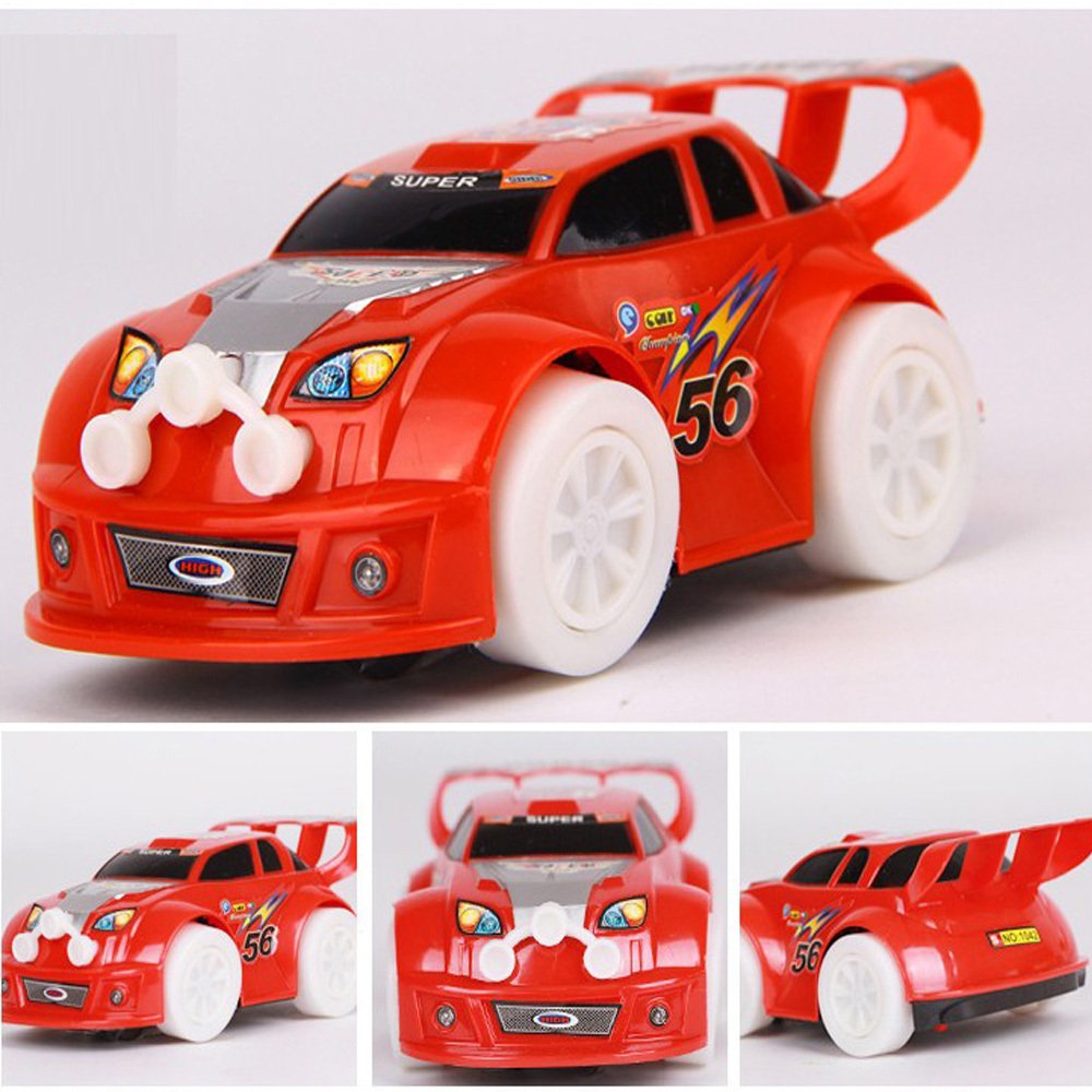 New Fashion Flash Light Music Racing for Child Gift,Automatic Steering Electric Car Toy
