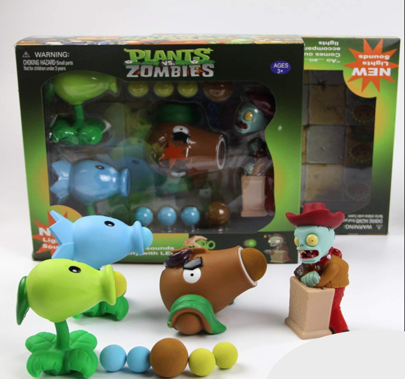 Plants Vs Zombies Gift Box: Peashooter, Snowpea, Coconut Cannon