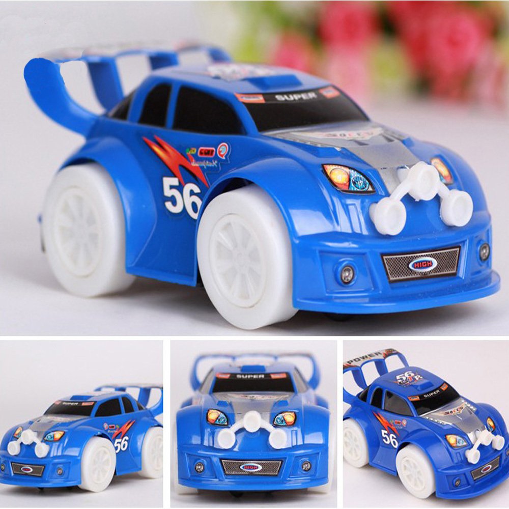 New Fashion Flash Light Music Racing for Child Gift,Automatic Steering Electric Car Toy