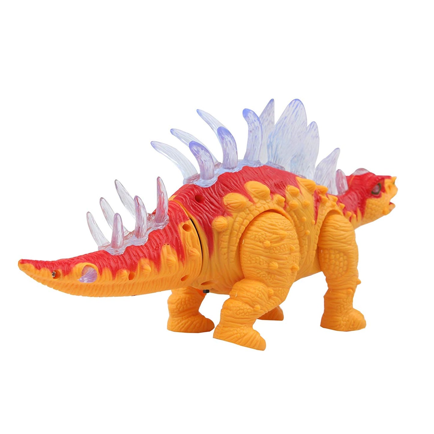 Electronic Toys Orange Walking Stegosaurus Dinosaur