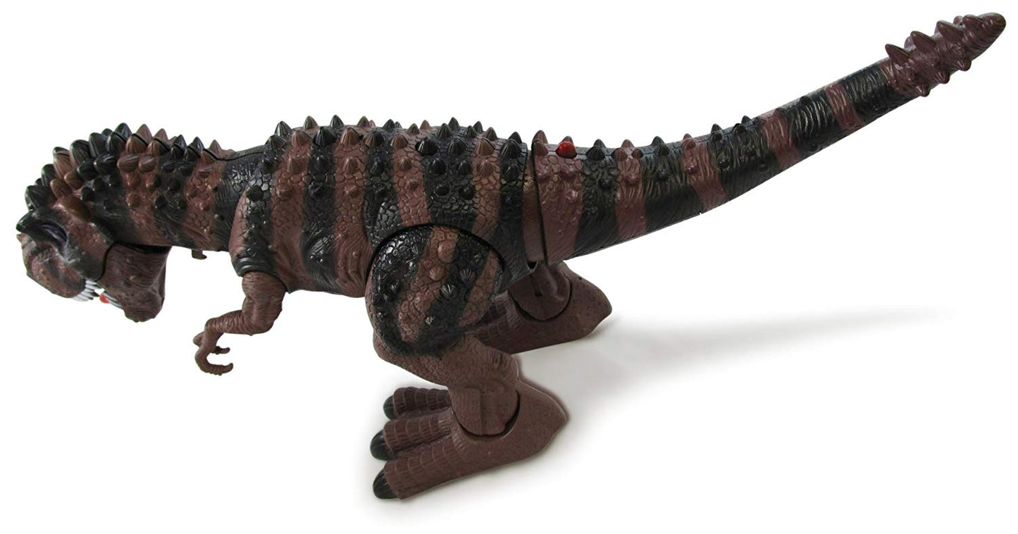 Large 19 Inch Walking Dinosaur Toy with Lights and T-Rex Dino Sounds