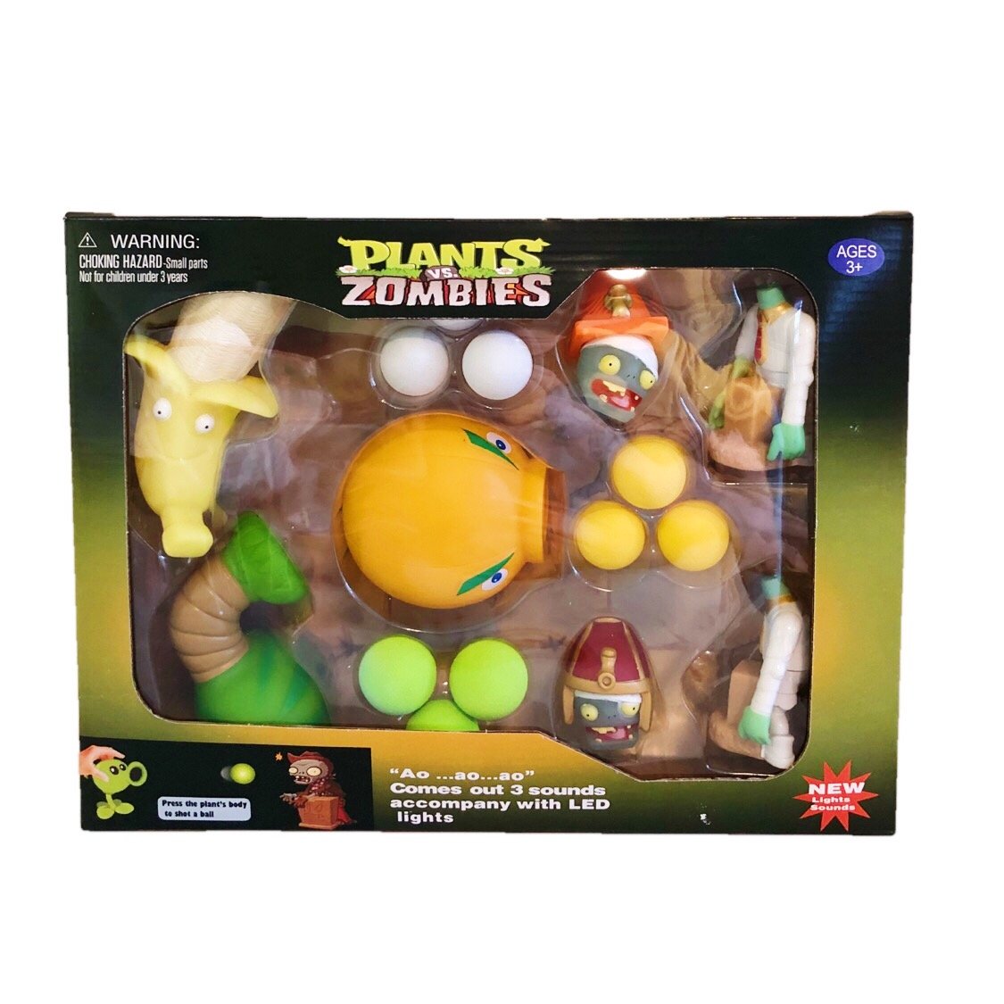 Plants Vs Zombies Gift Box: Banana Launcher, Citron and Melon Pult