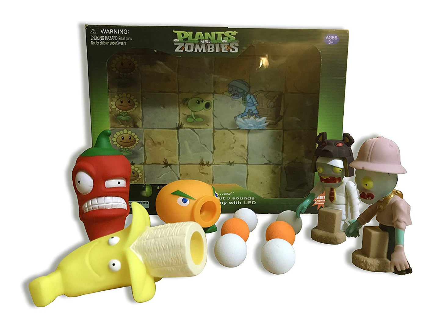 Plants Vs Zombies Gift Box: Banana Launch, Citron, and Jalapeno