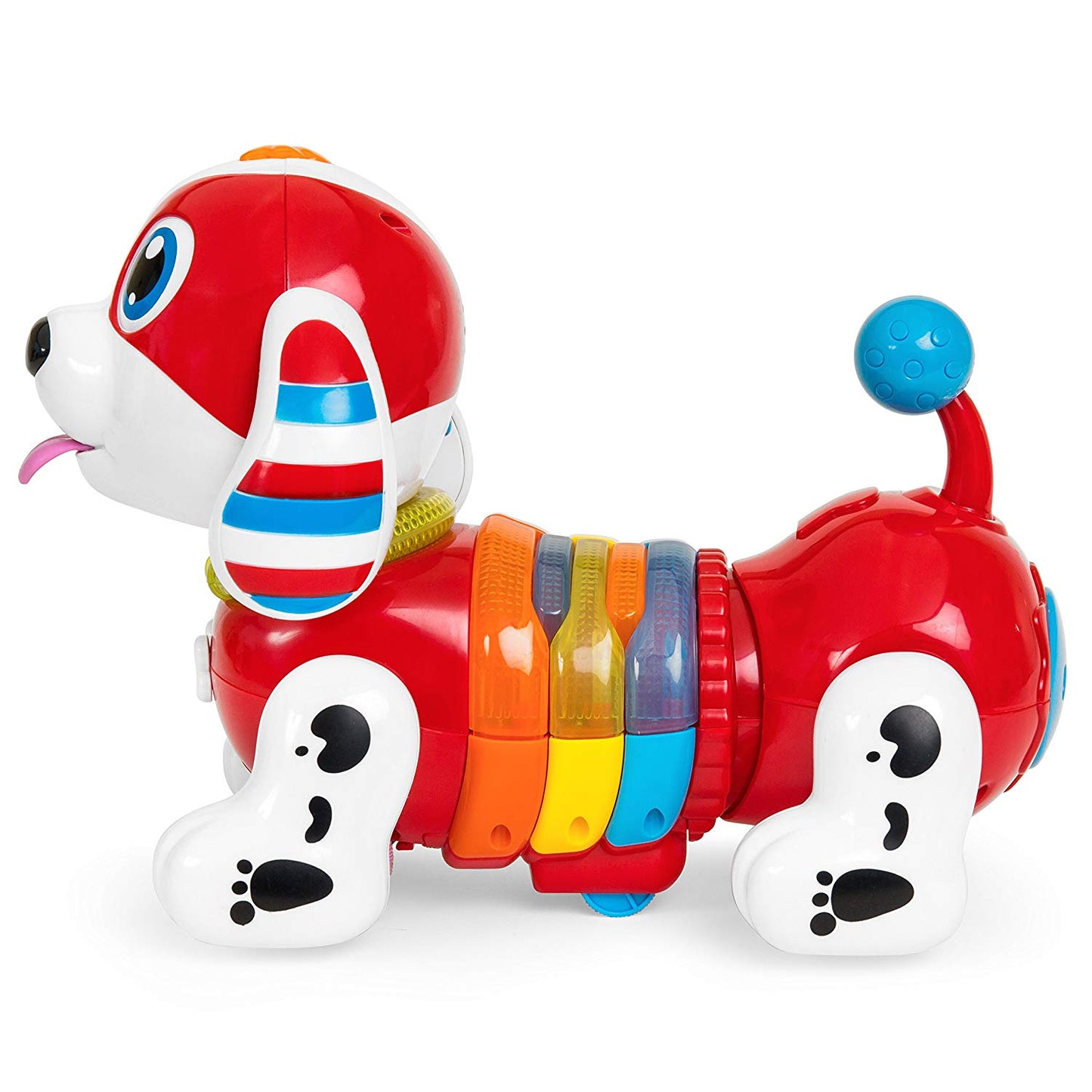 Kids Interactive Dancing RC Robotic Toy Dog w/ Music, Lights, Catchphrases, Touch Responsive