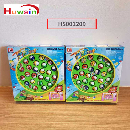 HS001209, Yawltoys, Rotating music toy magnetic fishing game