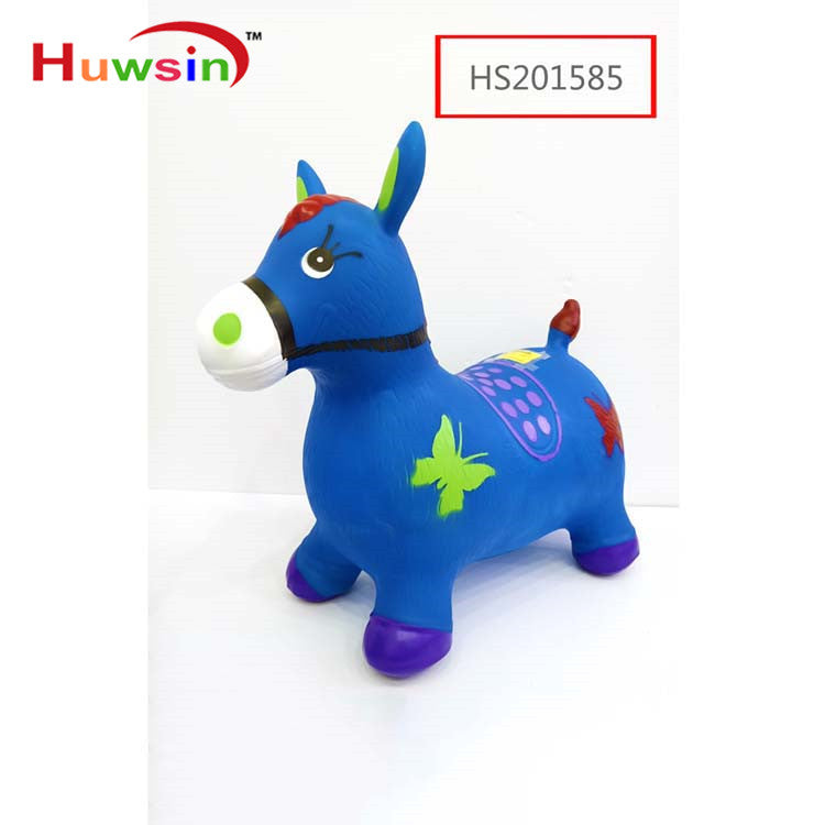 HS201585, Yawltoys, Wholesale Bouncy Jumping Animal Toys Kids Inflatable Jumping Horse