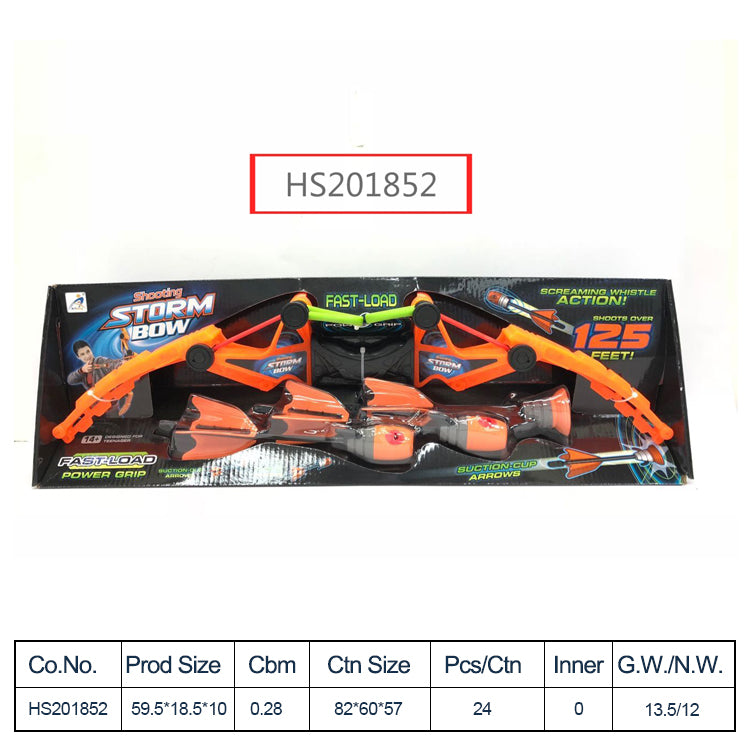 HS201852, Yawltoys,Hot sale safety soft kids bow and arrow for battle game