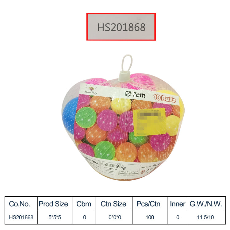 HS201868, Yawltoys, Children Plastic Pit Colorful Ocean Ball For Baby