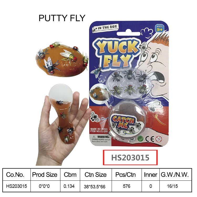 HS203015, Yawltoys, Noise putty,Yuck fly, Whole person toy