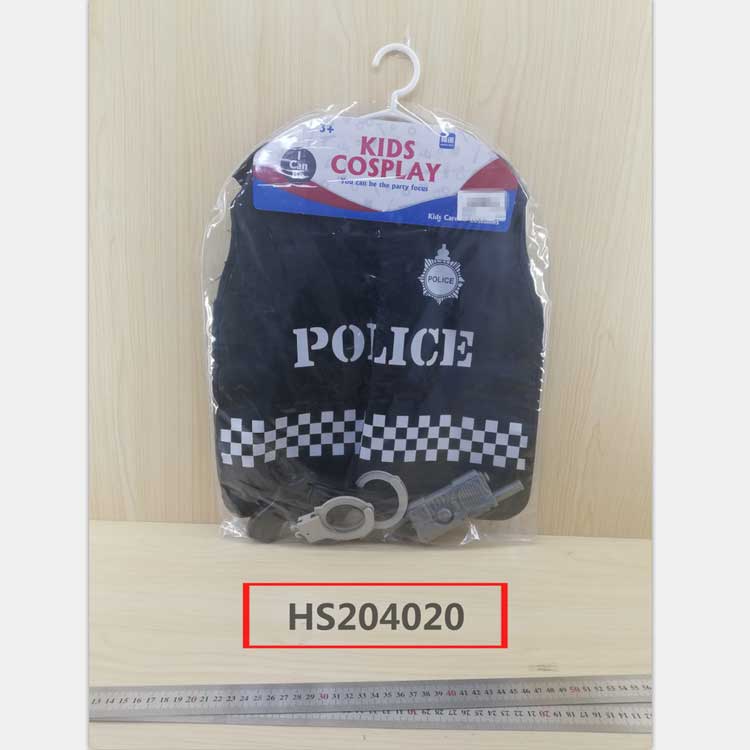 HS204020, Yawltoys, Kids cosplay,Pretend play toy,Police play set