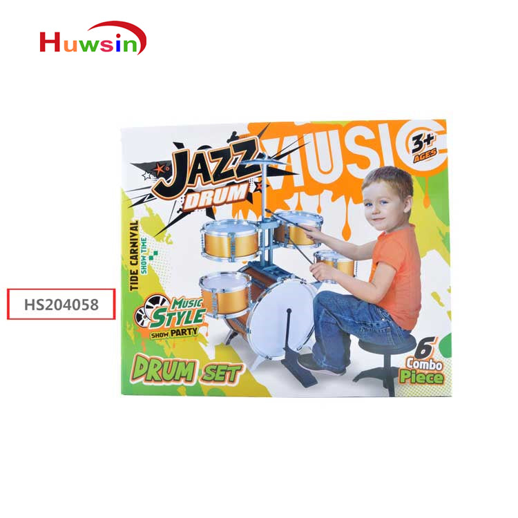 HS204058, Yawltoys, Instrument toy, Jazz drum toy set