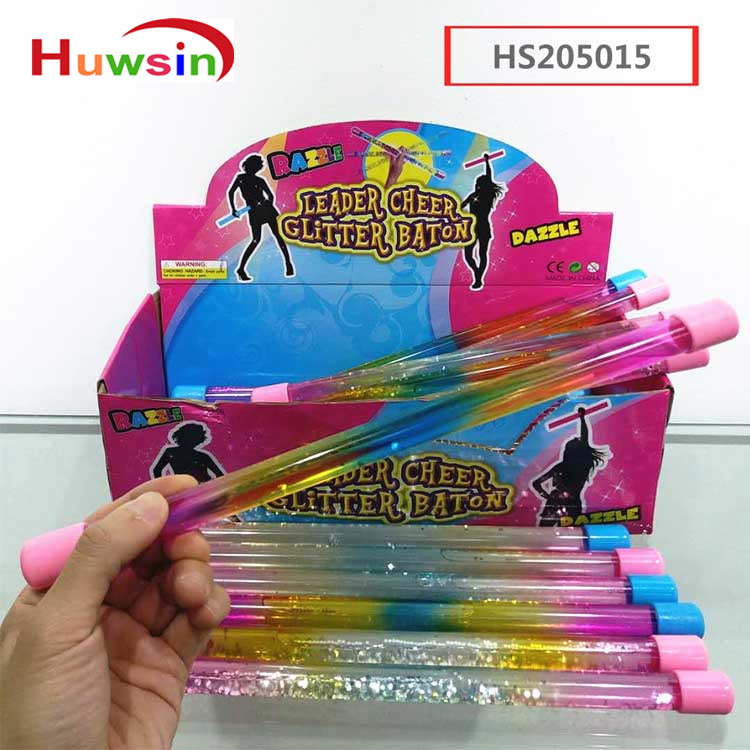 HS205015, Yawltoys, Dollar shop Leader cheer glitter baton toy