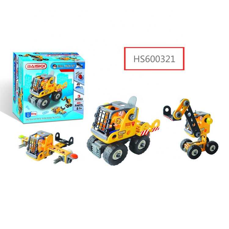 HS600321, HUWSIN toy, Hot Sale ABS Building Airplane block for kids