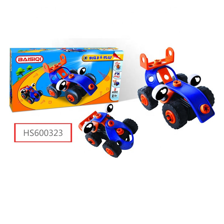 HS600323, Yawltoys, Safety materials Car Building Block ABS building block for kids