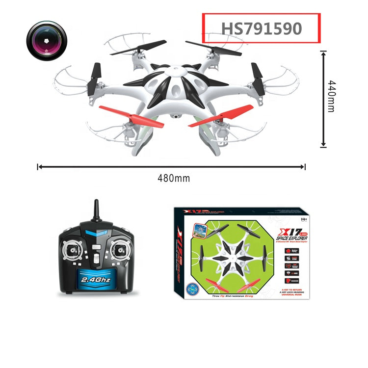 HS791590,Yawltoys, 6 axis Fly toys RC drone with HD drone