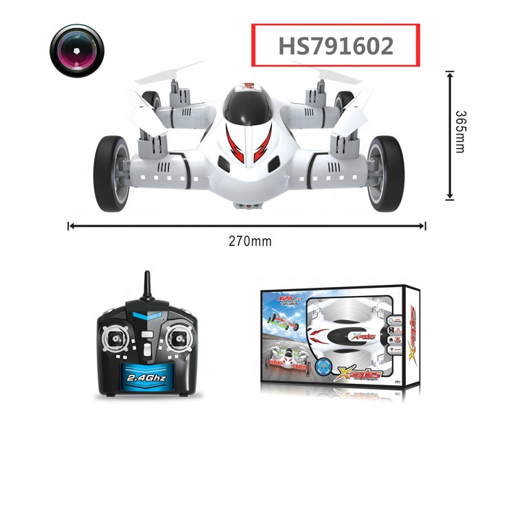 HS791602,Yawltoys, Airplane RC Quadcopter Drone With Wheels