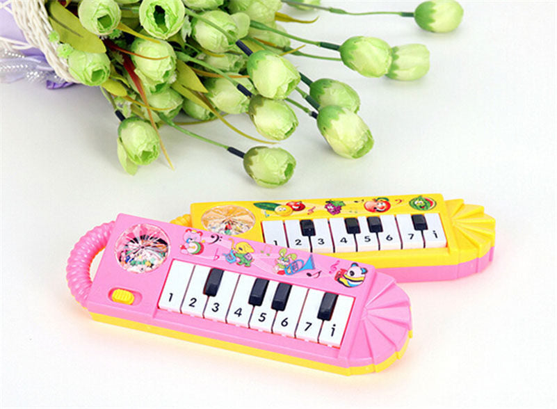 1Pc Mini Baby Playing Keyboard Baby Kids Piano Music Developmental Educational Cartoon Cute Toy 2016 New Arrival New