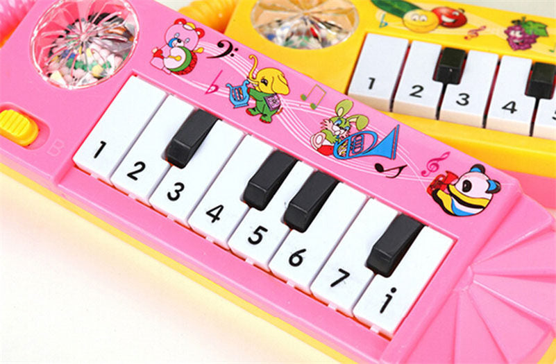 1Pc Mini Baby Playing Keyboard Baby Kids Piano Music Developmental Educational Cartoon Cute Toy 2016 New Arrival New