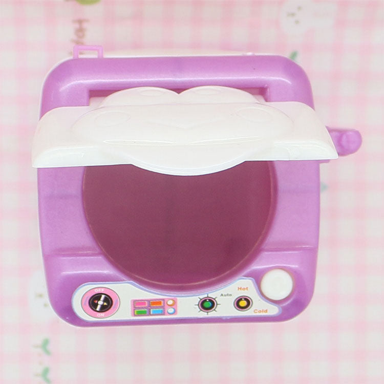 1:6 Scale wash washing machine Dollhouse Miniature Toy Doll Food Kitchen living room Accessories