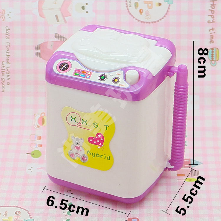 1:6 Scale wash washing machine Dollhouse Miniature Toy Doll Food Kitchen living room Accessories