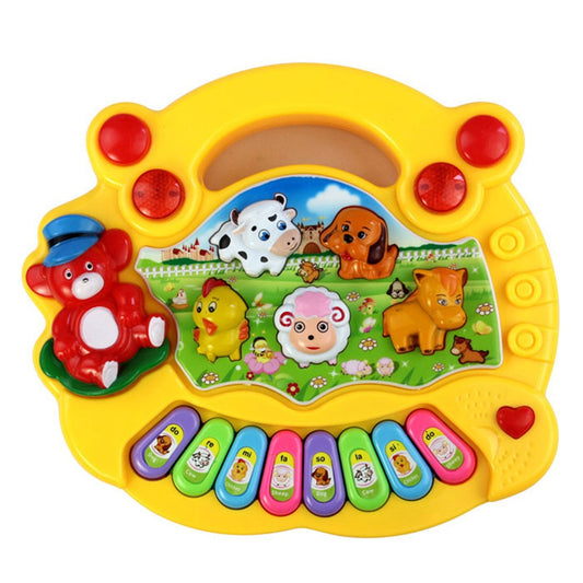 heya 2018 Music Songs New Useful Popular Baby Kid Animal Farm Piano Music Toy Developmental Brinquedo Educativo Lowest Prcie Toy Gift