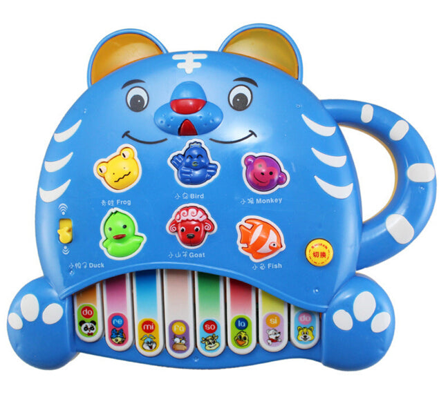 Children Educational Toys Piano Keyboard Tiger 0-3 years old Music Animal Sound