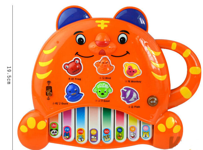 Children Educational Toys Piano Keyboard Tiger 0-3 years old Music Animal Sound