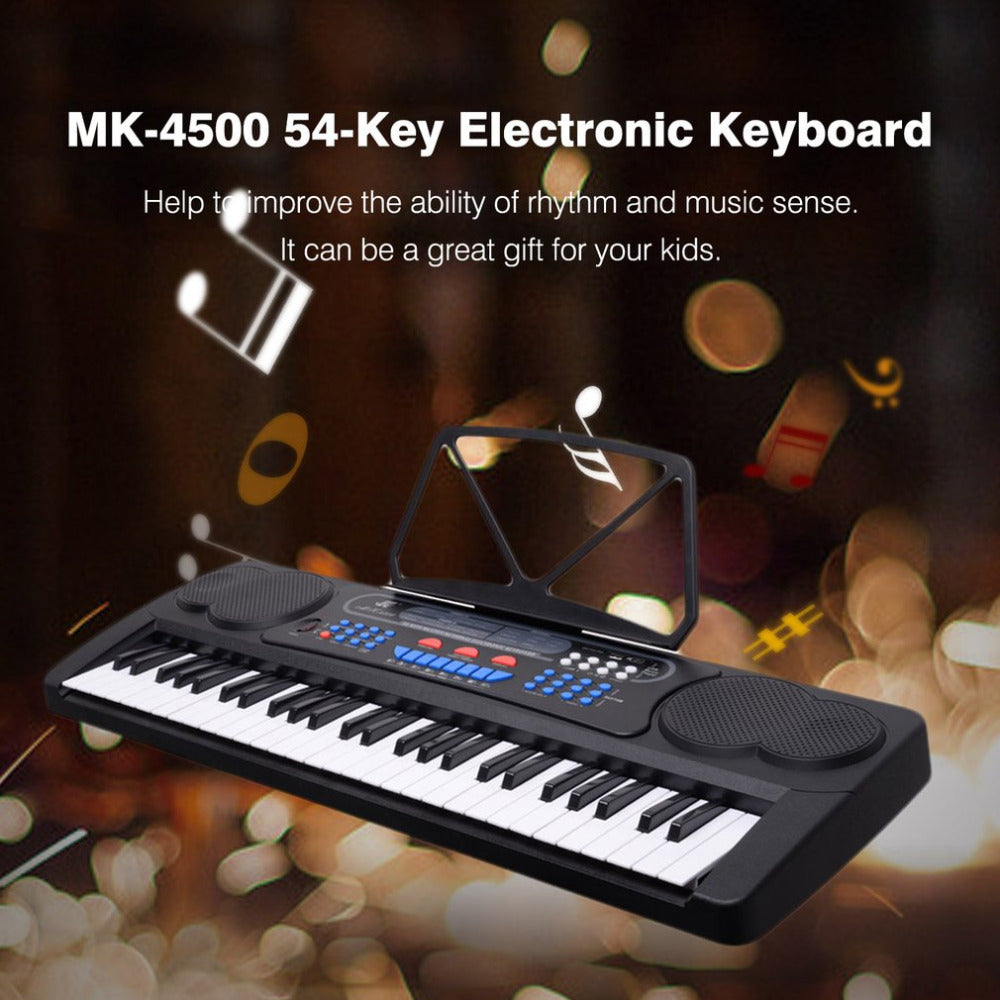 New 54 Keys Music Digital Keyboard Piano Electronic Piano Organ with Music Stand Microphone Electronic Or Educational Toys Piano