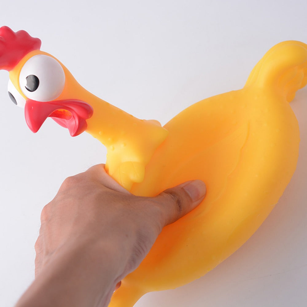 Funny Gags Game Toys Chicken Laying Egg Game Turntable Lucky Chicken Screaming Hen Toy Family Friends Interactive Desktop Game