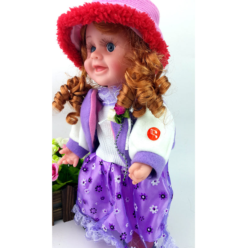 LE electronic Toys,Pretty girl model can dance/sing 17*10*33cm, 3 AA batteries operated lifelike baby,Baby doll reborn