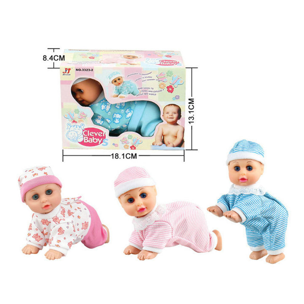 Early Learning Toy Lovely Baby Infant Electric Music Crawling Baby Talking Singing Dancing Doll Say Mama Daddy laugh Crawl Doll