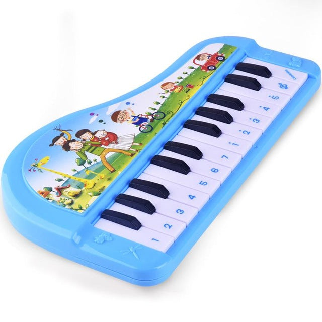 Children Cartoon 24 Key Music Electronic Piano Keyboard Education Toys Electric Simulation Piano Toys Wholesale Free Shopping