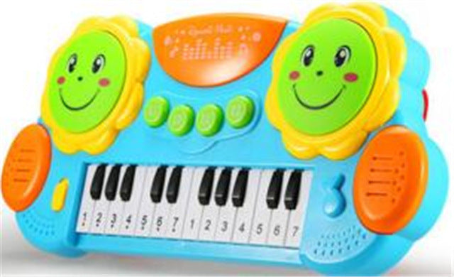 Actionbabei New 10 Scales Boy girl Hand Knock Piano Children's electronic piano Baby early education piano music 0-1-3 years toy