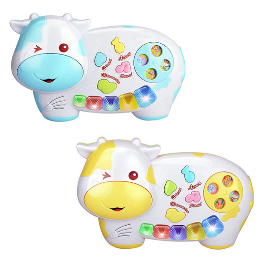 Cute cartoon animal shape Educational Toys For Children Electronic Piano Lighting Zoology Musical Instruments Electronic Organ