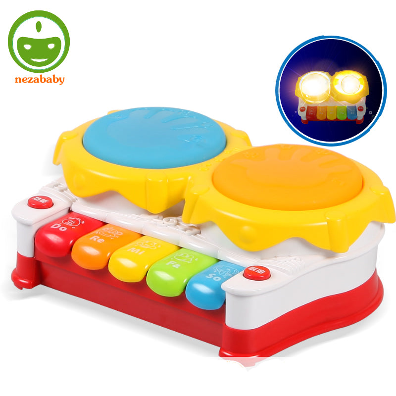 Plastic Electronic Toys for Children Drums Music Toys Baby Piano Toy for Kids Educational Toys Birthday Christmas Gift TY30